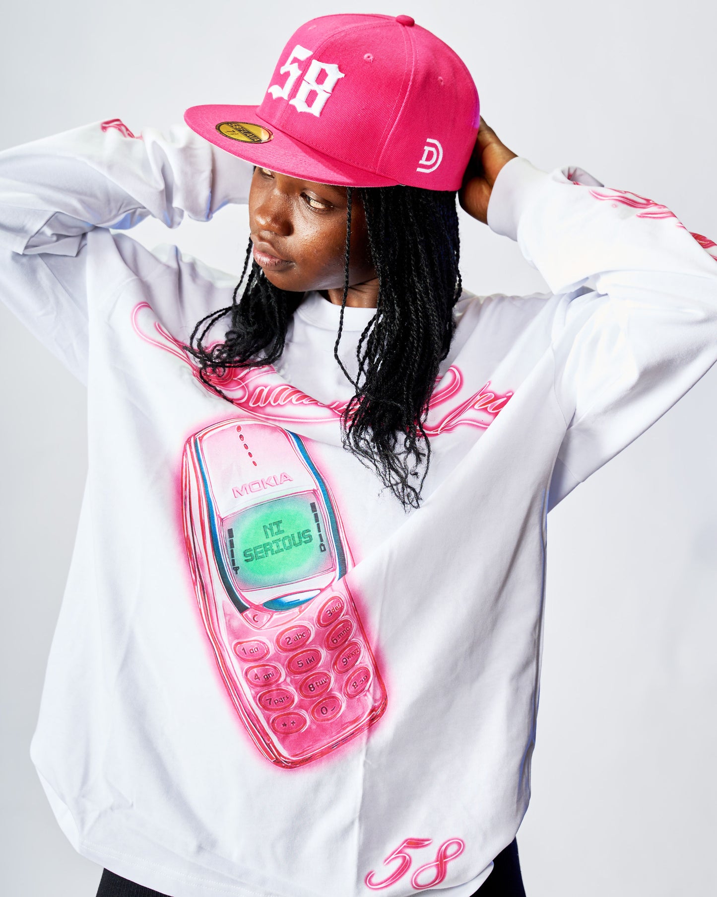 .Baddie Unit Tshirt-White