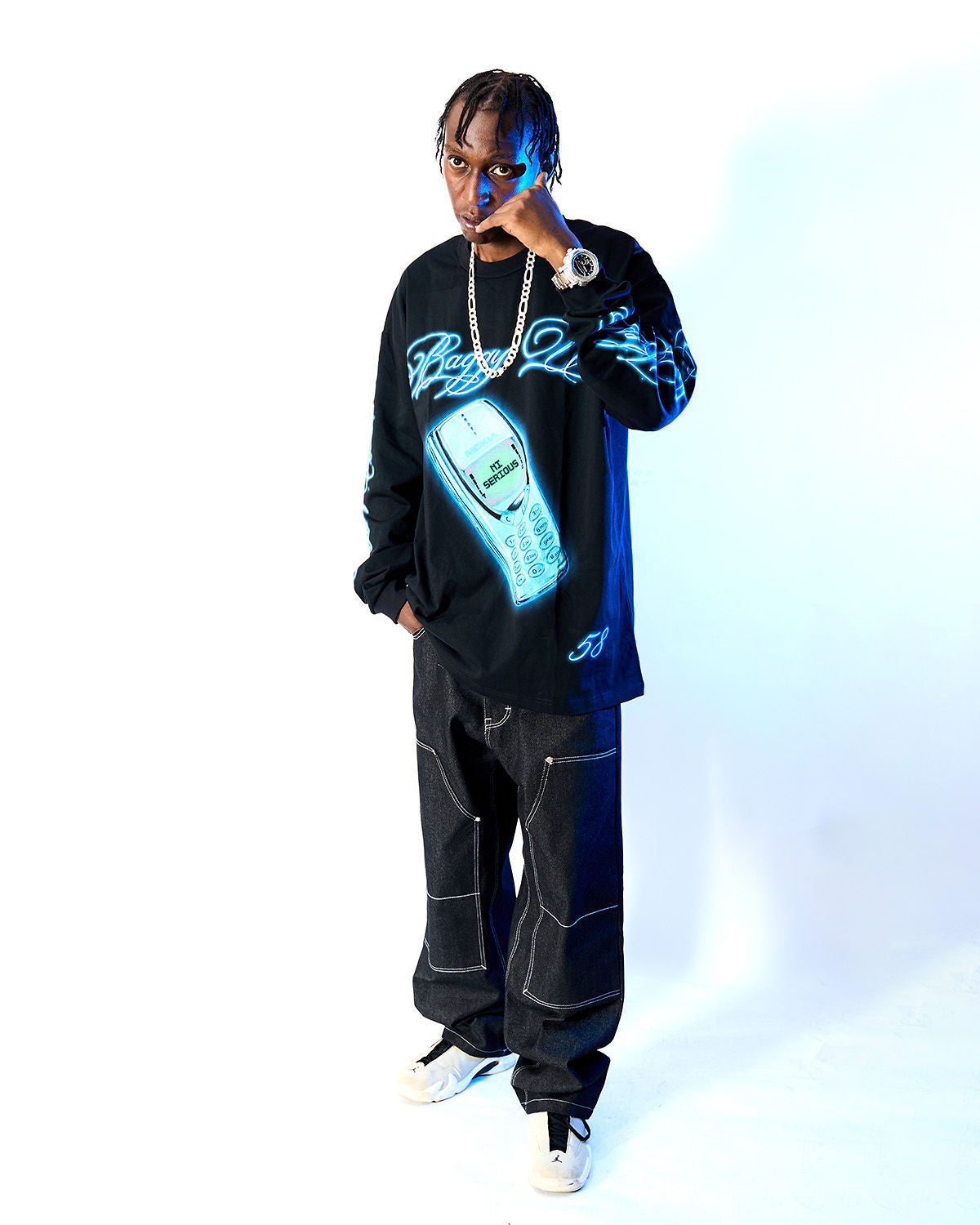 .Baggy Unit Tshirt-Black